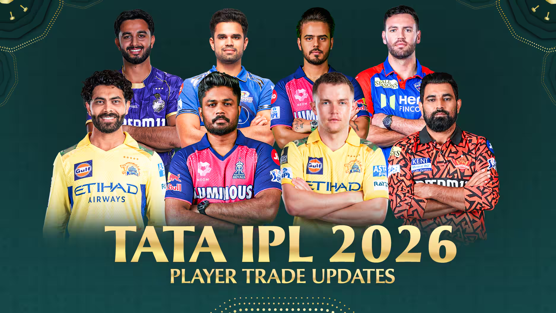IPL 2026 all teams and captains - Bet on Grandexch